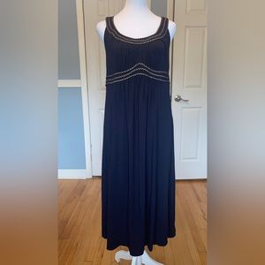 NY&Co navy midi dress - sz M